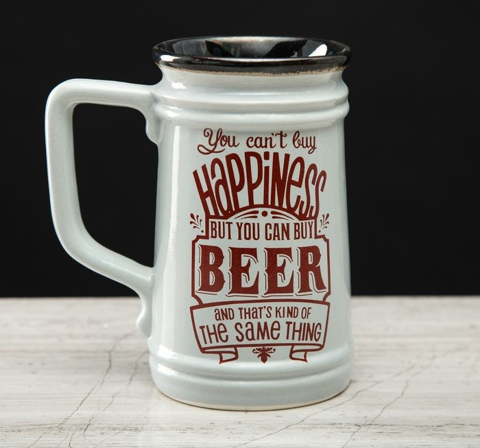 Пивная кружка "Beer", Прямая 0.6 л