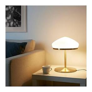 Лампа настольная ОТЕРСКЕН молочный стекло  ИКЕА, IKEA, фото 2