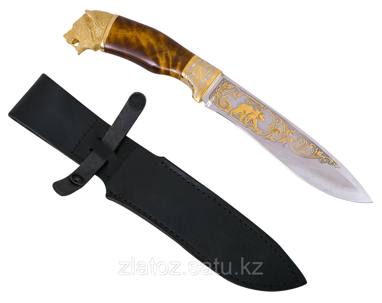 Нож "Медведь" (сталь нержавеющая "ЭИ-107") - Купить в Казахстане