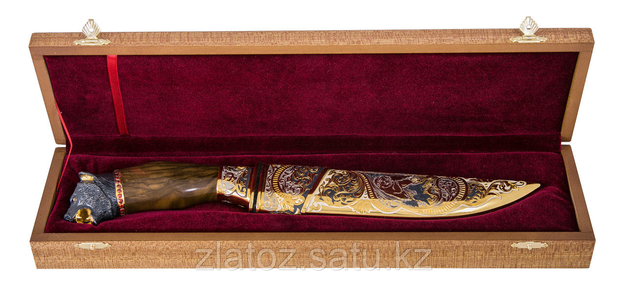 Нож из дамасской стали ручной работы ЦМ - Купить в Казахстане - фото 2