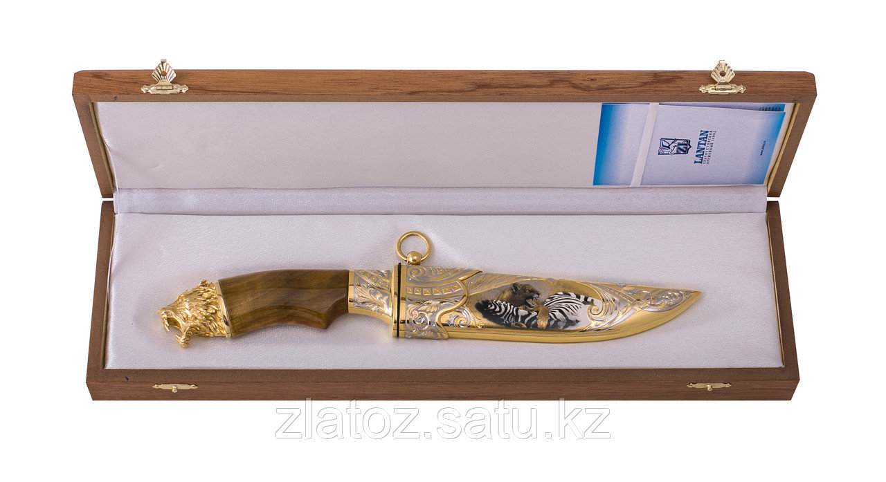Нож из дамасской стали ручной работы ЦМ - Купить в Казахстане - фото 2 - id-p61718586