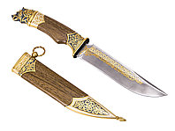 Нож из дамасской стали ручной работы ЦМ - Купить в Казахстане