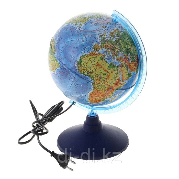 GLOBEN Глобус физический  "Классик Евро" диаметр  210мм, с подсветкой Ke012100179