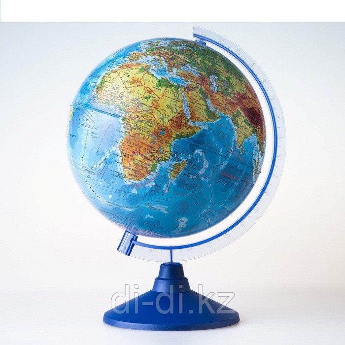 GLOBEN Глобус Земли физический, D-250 мм Ке012500186