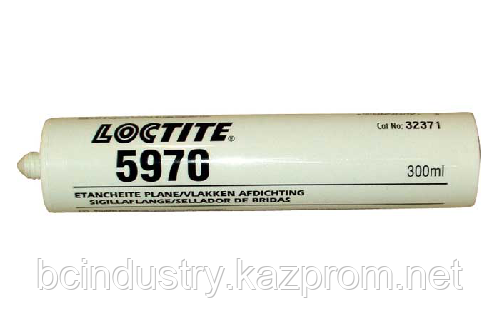 5970 LOCTITE 300 ml Силиконовый нейтральный герметик черный-маслостойкий