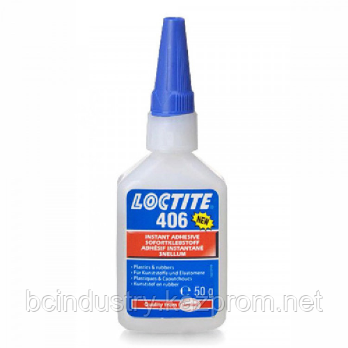 406 LOCTITE 50gr Быстрый клей для пластмасс и резины