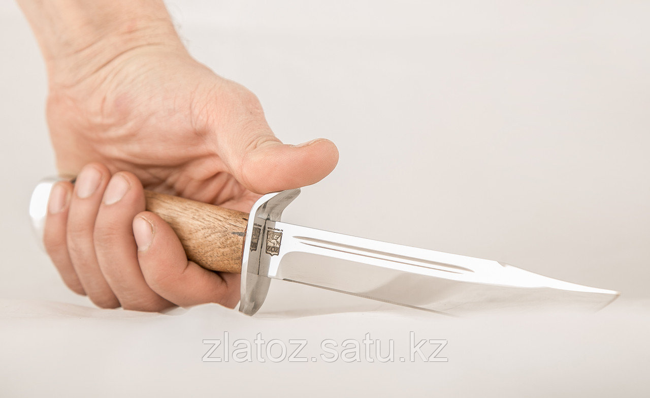Нож "Разведчика" (сталь 95x18, орех) - Купить в Казахстане - фото 5 - id-p61719096
