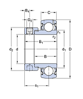 YET 205-100  Подшипник  SKF