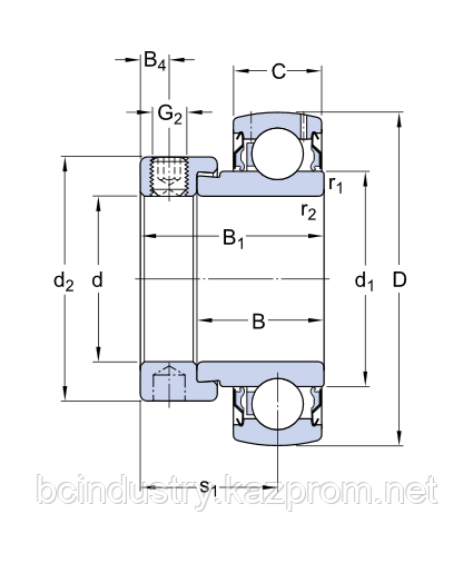 YET 205-100  Подшипник  SKF