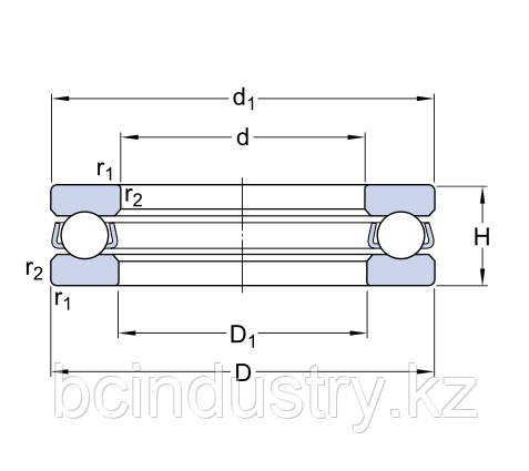 51103 подшипник SKF