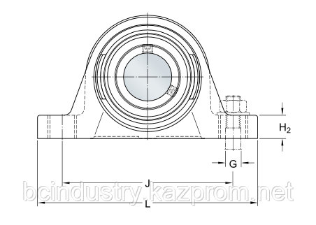 SYK 504    корпус подшипника  SKF