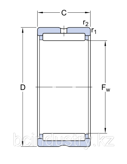 RNA 4912   подшипник  SKF