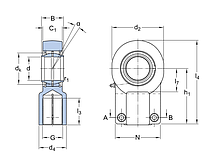 SIQG 16 ES   Наконечник штока   SKF