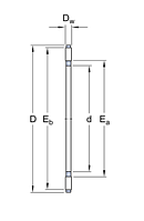 AXK 1024   подшипник SKF