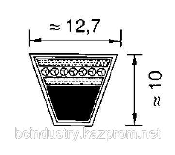 SPA1732 ремень Optibelt Red Power