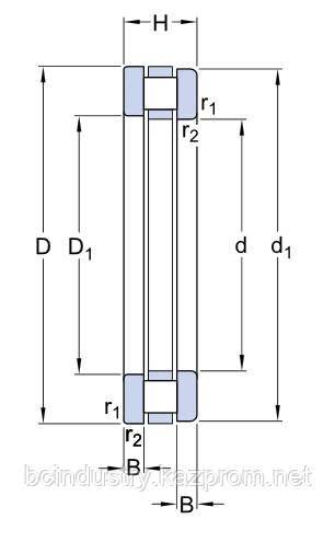 81124 TN   подшипник  SKF