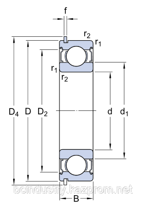 6002-2ZNR   подшипник SKF