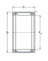 HK 2220.2RS   подшипник  SKF