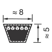 8 475 ремень Optibelt VB