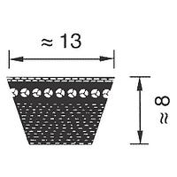 AX46 (1198-1168)  ремень Optibelt Super TX