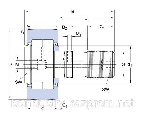 NUKR 90 XA   подшипник  SKF