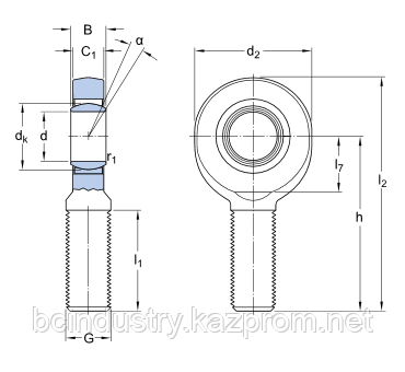 SAL 10 E   наконечник штока SKF