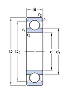 6218 M/С4   подшипник SKF
