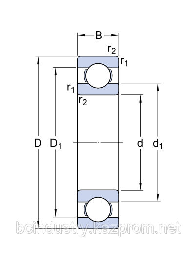 6416   подшипник   SKF