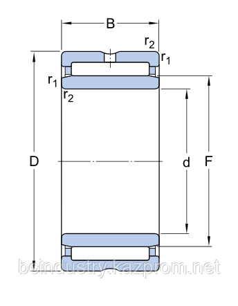 NKI 15/16   подшипник   SKF