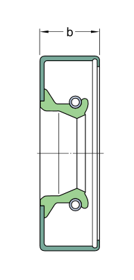 CR 40X75X8 CRW1   Манжетное уплотнение SKF