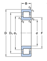 N 320 ECP   подшипник  SKF