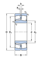 22322 E   подшипник  SKF
