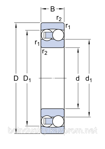 1216   подшипник SKF