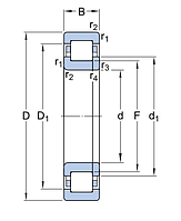 NUP 311 ECP   подшипник  SKF