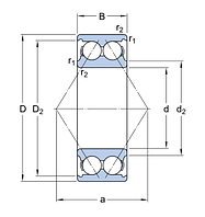 3308 A/C3 подшипник SKF