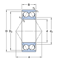 3206 A-2ZTN9/MT33  подшипник  SKF
