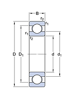 6403-2RS1  подшипник SKF