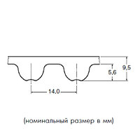 Не использовать 14M 4326 250   зубчатый ремень  Optibelt Omega