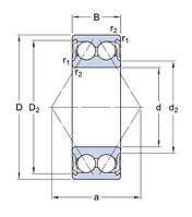3313 A-2Z/ C3MT33 подшипник SKF