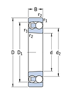 2307  EKTN9  подшипник  SKF