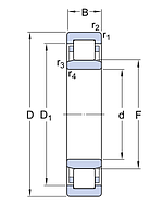 NU 326 ECP/C3  подшипник SKF