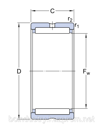 NK 19/16   подшипник  SKF