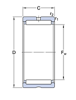 NK 19/16   подшипник  SKF