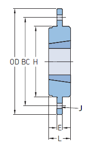 PHH BF25 Ступицы типа WH с конической втулкой под соединение болтами SKF