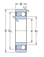 2200 E-2RS1TN9   подшипник  SKF