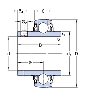 YAR 206-2F   подшипник  SKF