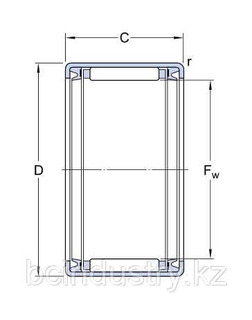 HK 1816.2RS   подшипник  SKF