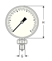 1077589/2  Манометр SKF