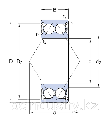 3312 A-2Z/ C3MT33 подшипник SKF