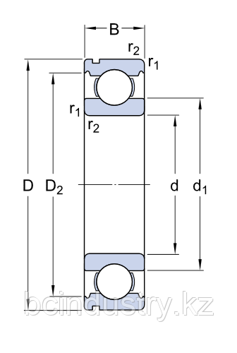 6305 N   подшипник  SKF